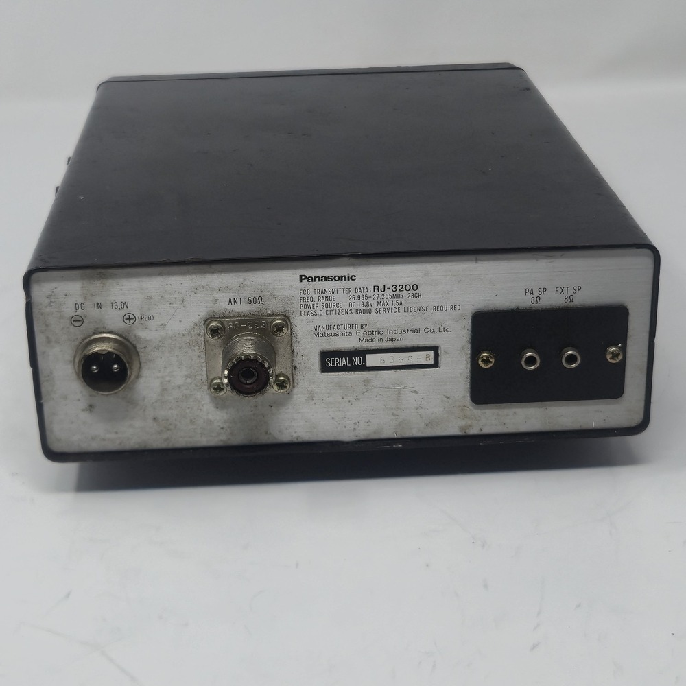 Vintage Panasonic RJ-3200 23 Channel CB Radio Transceiver POWERS ON - Picture 6 of 11